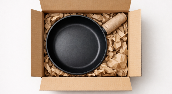 Как упаковать сковороду?